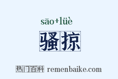 骚掠是什么意思的图片